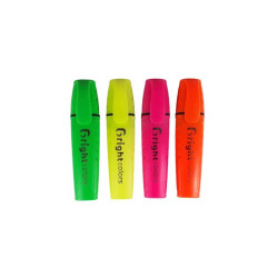 Textmarker fluorescent set 4 culori Textmarker fluorescent set 4 culori