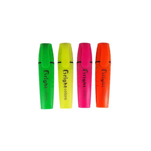 Textmarker fluorescent set 4 culori