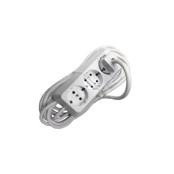 Prelungitor bachelita 3cai 10m 3x1.5mm2 alb