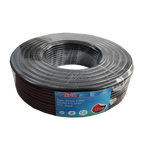 Cablu electric MYYM 3x1.5mm2 100m negru Cablu electric MYYM 3x1.5mm2 100m negru
