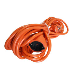 Cablu prelungitor 3x1.5mm cu cupla 20m Alien portocaliu Cablu prelungitor 3x1.5mm cu cupla 20m Alien portocaliu