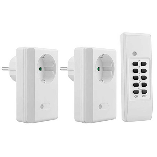 Adaptor 2xpriza cu telecomanda Alien Adaptor 2xpriza cu telecomanda Alien
