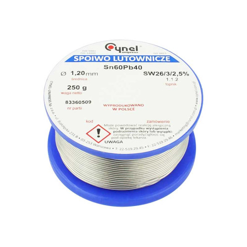 Fludor 250gr 1,2mm Cynel