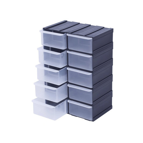 Organizator 10 sertare modular 22.5X15.5X10cm Organizator 10 sertare modular 22.5X15.5X10cm