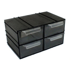 Organizator modular 4 sertare 23X12.5X14.2cm PX4 Organizator modular 4 sertare 23X12.5X14.2cm PX4