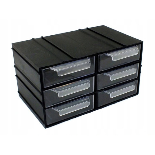 Organizator modular 6 sertare 23X12.5X14.2cm PX6
