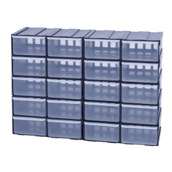 Organizator 2X10 sertare modular 22.5X15.5X10cm Organizator 2X10 sertare modular 22.5X15.5X10cm