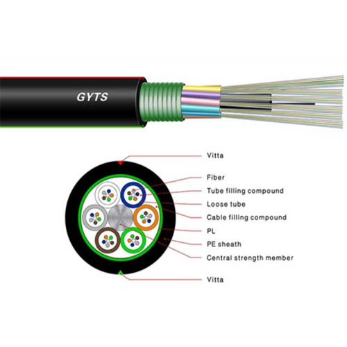 Fibra optica subteran GYTS 24Core 10M