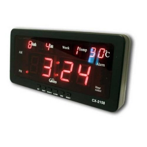 Ceas perete electronic cu led 2158 Ceas perete electronic cu led 2158