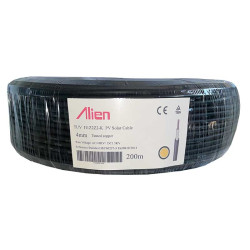 Cablu solar 4mm2 cupru rola 200m negru Cablu solar 4mm2 cupru rola 200m negru