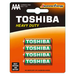 Set 4 baterii nealcaline R3 Toshiba blister