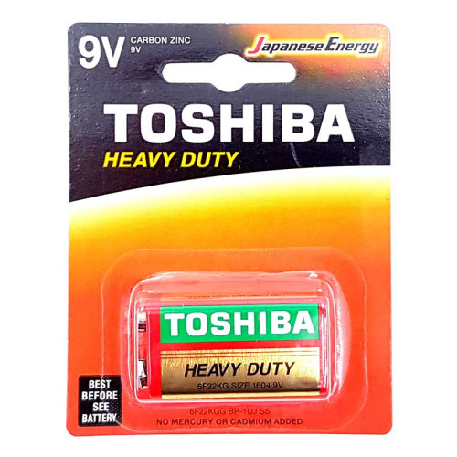 Baterie 9V nealcalina Toshiba blister