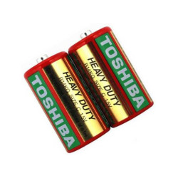 Set 2 baterii R14 nealcaline Toshiba shrink