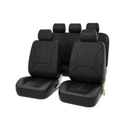 Set huse auto piele ecologica negru Set huse auto piele ecologica negru