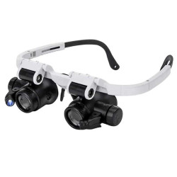 Ochelari cu lupa (x23 x8) si led Ochelari cu lupa (x23 x8) si led