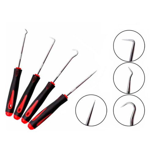 Set unelte tip carlig cu maner 4 buc Set unelte tip carlig cu maner 4 buc