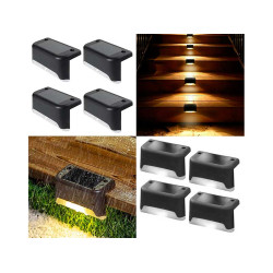 Set 4 lampi solare pentru scari Set 4 lampi solare pentru scari
