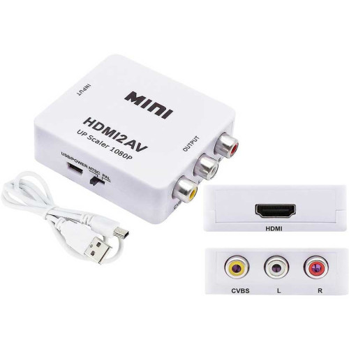 Convertor HDMI la 3 RCA Convertor HDMI la 3 RCA