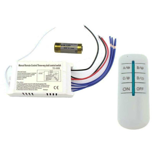 Modul ON/OFF 4 canal cu telecomanda Modul ON/OFF 4 canal cu telecomanda