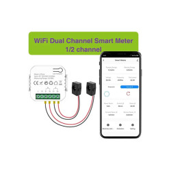 Contor monofazic 2 intrari smart WiFi Contor monofazic 2 intrari smart WiFi