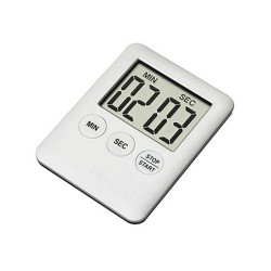 Cronometru bucatarie cu magnet alb Cronometru bucatarie cu magnet alb