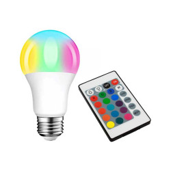 Bec led RGB 9W cu telecomanda Bec led RGB 9W cu telecomanda