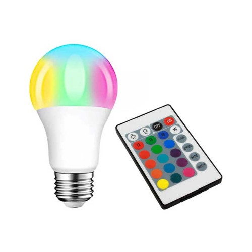 Bec led RGB 9W cu telecomanda Bec led RGB 9W cu telecomanda