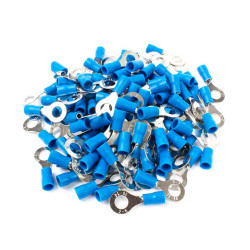 Terminal inel albastru 8,5mm set 100buc Terminal inel albastru 8,5mm set 100buc