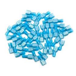 Papuci izolati mama blue 6,3x0,8mm set 100buc Papuci izolati mama blue 6,3x0,8mm set 100buc
