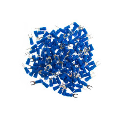 Papuci furca blue 4,3mm 100buc Papuci furca blue 4,3mm 100buc