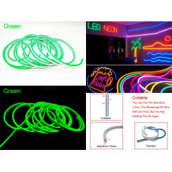 Neon decor auto 5m 12V verde Neon decor auto 5m 12V verde