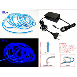 Neon decor auto 5m 12V/220V albastru Neon decor auto 5m 12V/220V albastru