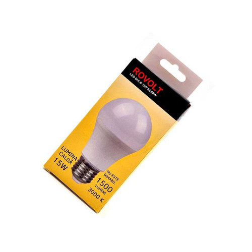 Bec leduri Rovolt 15W E27 cald Bec leduri Rovolt 15W E27 cald