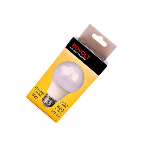Bec leduri Rovolt 9W E27 cald Bec leduri Rovolt 9W E27 cald