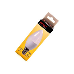 Bec leduri lumanare Rovolt 6W E14 rece Bec leduri lumanare Rovolt 6W E14 rece
