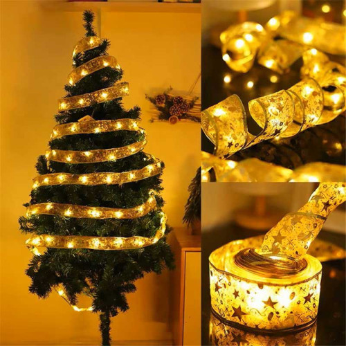 Panglica decorativa led 10M pe baterii Panglica decorativa led 10M pe baterii