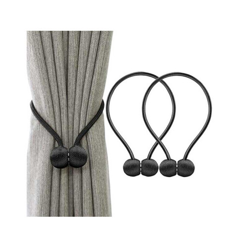 Clema neagra pentru draperie set 2buc Clema neagra pentru draperie set 2buc