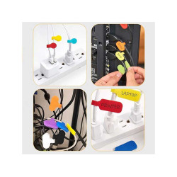 Etichete pentru cabluri set 10buc Etichete pentru cabluri set 10buc