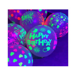 Baloane fluorescente petrecere set 10buc