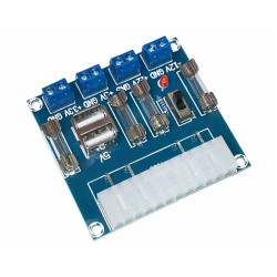 Modul adaptor ATX 24 pini la terminale, cu usb Modul adaptor ATX 24 pini la terminale, cu usb