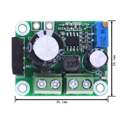 Modul step down AC-DC de la 5-20V la 3.3-18V 2A Modul step down AC-DC de la 5-20V la 3.3-18V 2A