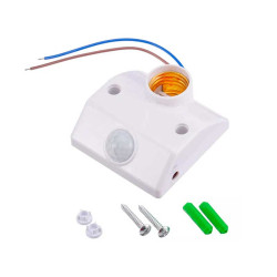 Dulie E27 cu senzor de miscare si lumina Dulie E27 cu senzor de miscare si lumina
