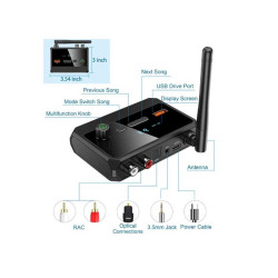 Adaptor bluetooth 5.3 cu display si USB