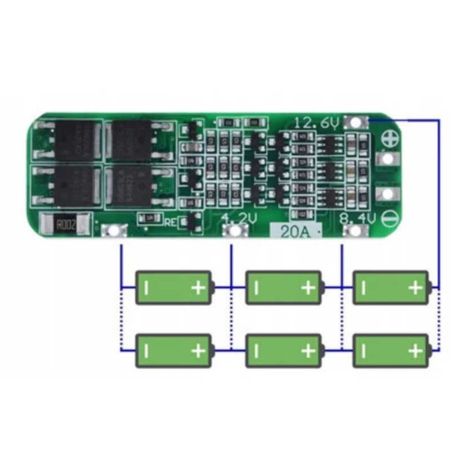 Incarcator Li-Ion BMS 3S 20A Incarcator Li-Ion BMS 3S 20A