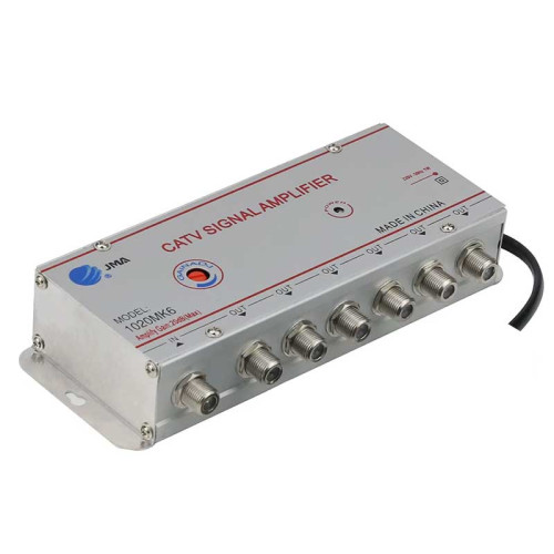 Amplificator spliter CATV 6 iesiri 20Db Amplificator spliter CATV 6 iesiri 20Db