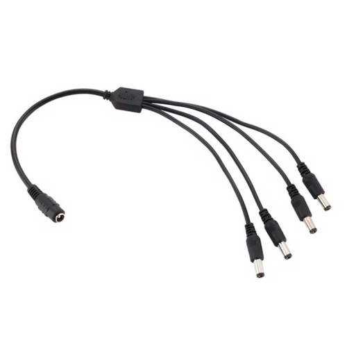 Cablu alimentare DC 2.1mm mama la 4 DC tata Cablu alimentare DC 2.1mm mama la 4 DC tata
