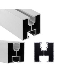 Sina profil montaj panouri solare 40x40mm lungime 2400mm Sina profil montaj panouri solare 40x40mm lungime 2400mm