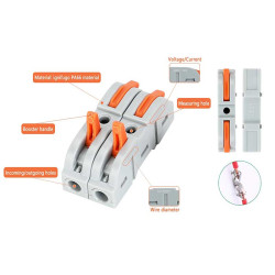 Conector rapid 0.08-4mm2 LT-211 Conector rapid 0.08-4mm2 LT-211