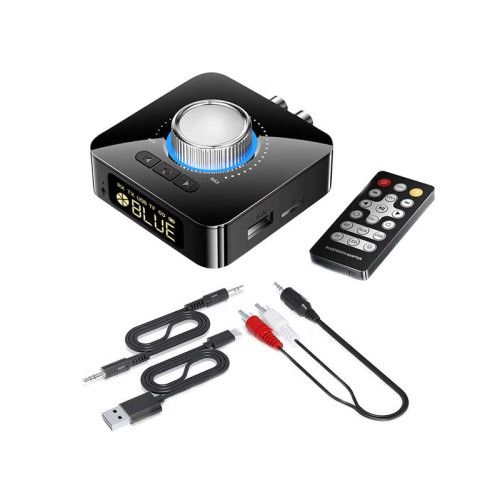 Adaptor Bluetooth cu telecomanda, volum, card, jack 3,5mm