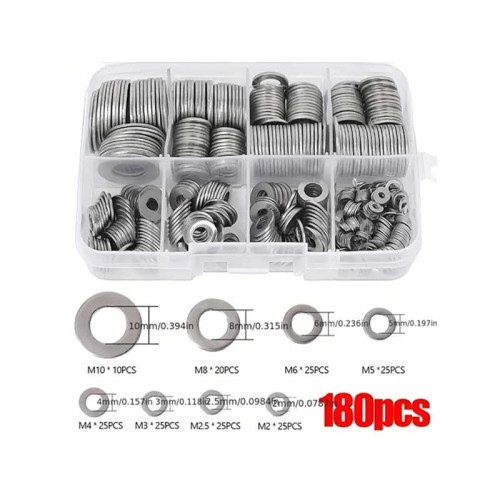 Saibe metalice diverse diametre set 180buc